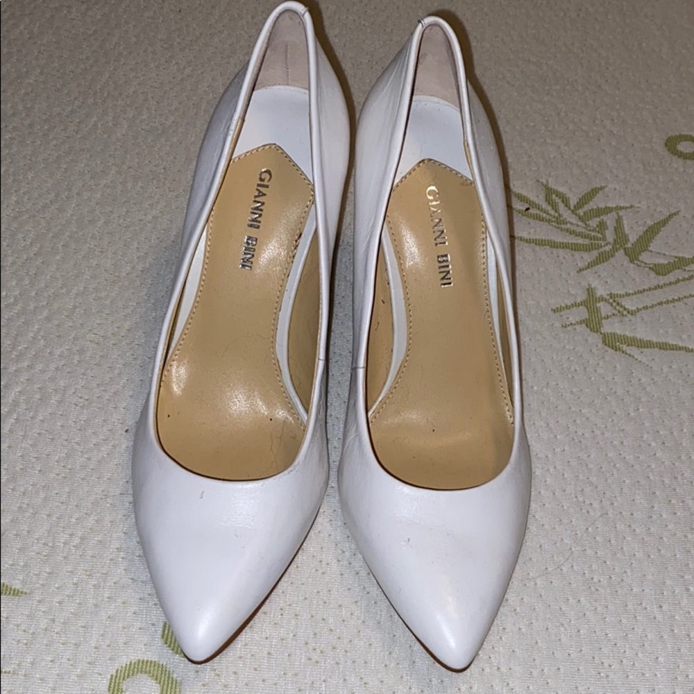 Brand new white heels from Macy’s